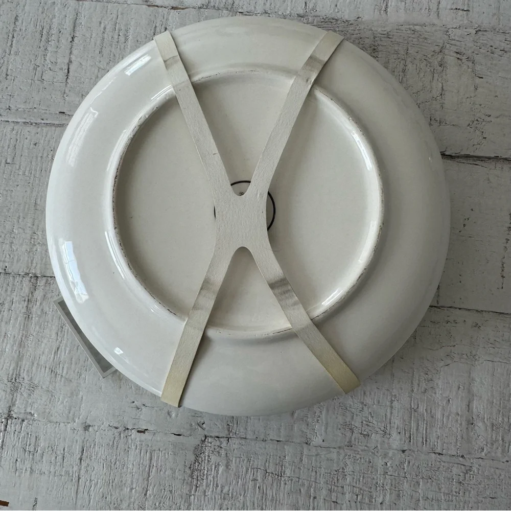 Pier 1 Imports Moody‎ Blooms NWT Set of 4 Salad Plates Floral Ceramic Plate